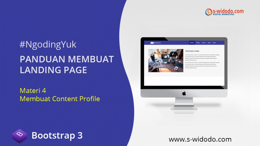 Membuat Landing Page