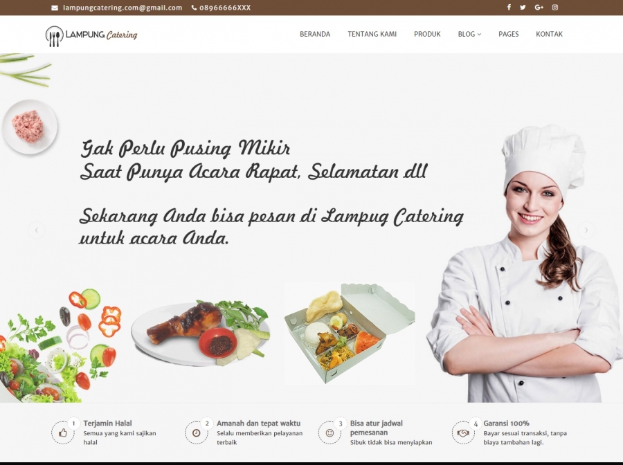 Website Catering/Kuliner
