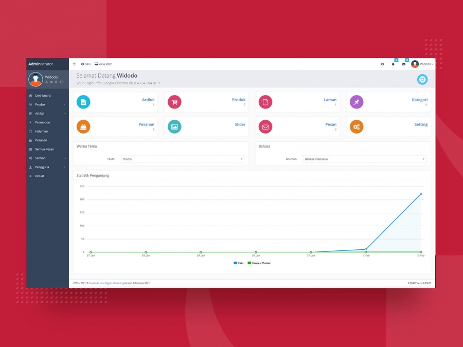 Web Toko Online v2 Siap Hosting Support PHP 7.6