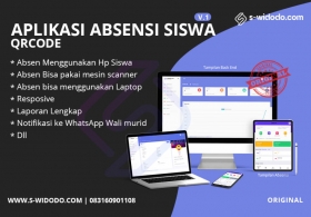 Aplikasi Absensi Siswa Dengan QRCODE/RFID  eksklusif