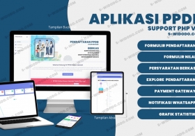Aplikasi PPDB (Pendaftaran Siswa baru) PHP V.8+