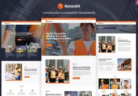 Renovkit - Construction and Industrial Template  WP